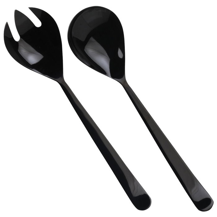 Herdmar Cubiertos Servir Ensalada Brillo (6 Unidades) Oslo Black 26.5 cm Herdmar Cubiertos Servir Ensalada Brillo (6 Unidades) Oslo Black 26.5 cm